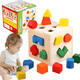 thumbnail image 1 of Cubo didáctico encaje figuras geométricas Multicolor, 1 of 3