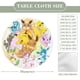 thumbnail image 2 of Eevee: Evoluciones estéticas-theme Fitted Round Tablecloths Elastic Edged Table Covers Waterproof Table Cloth for Kitchen Holiday Party Tables Decor 120cm, 2 of 6