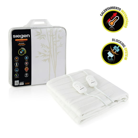 CALIENTA CAMA SIEGEN SG-5121D5 2 PLAZAS (150 X 140 cms)