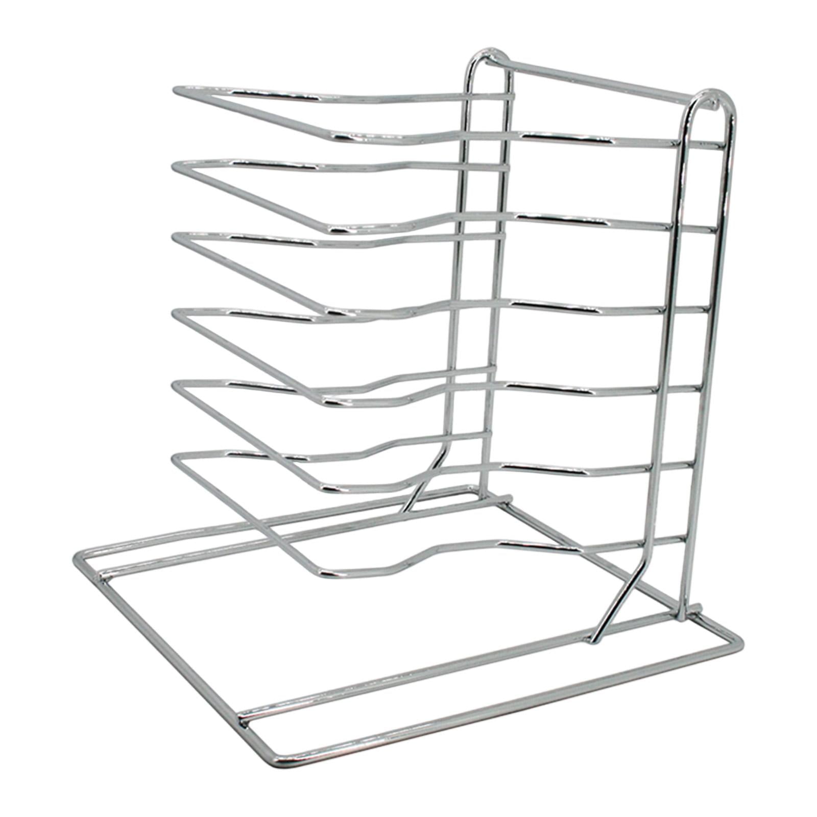 Magideal - Rejilla Para Pizza, Rejilla De Refrigeración, Almacenamiento Portátil Para Picnic, Camping, Pizzerías, Bufés Y Restaurantes. Rejilla Multiusos Para Pi 6 Niveles