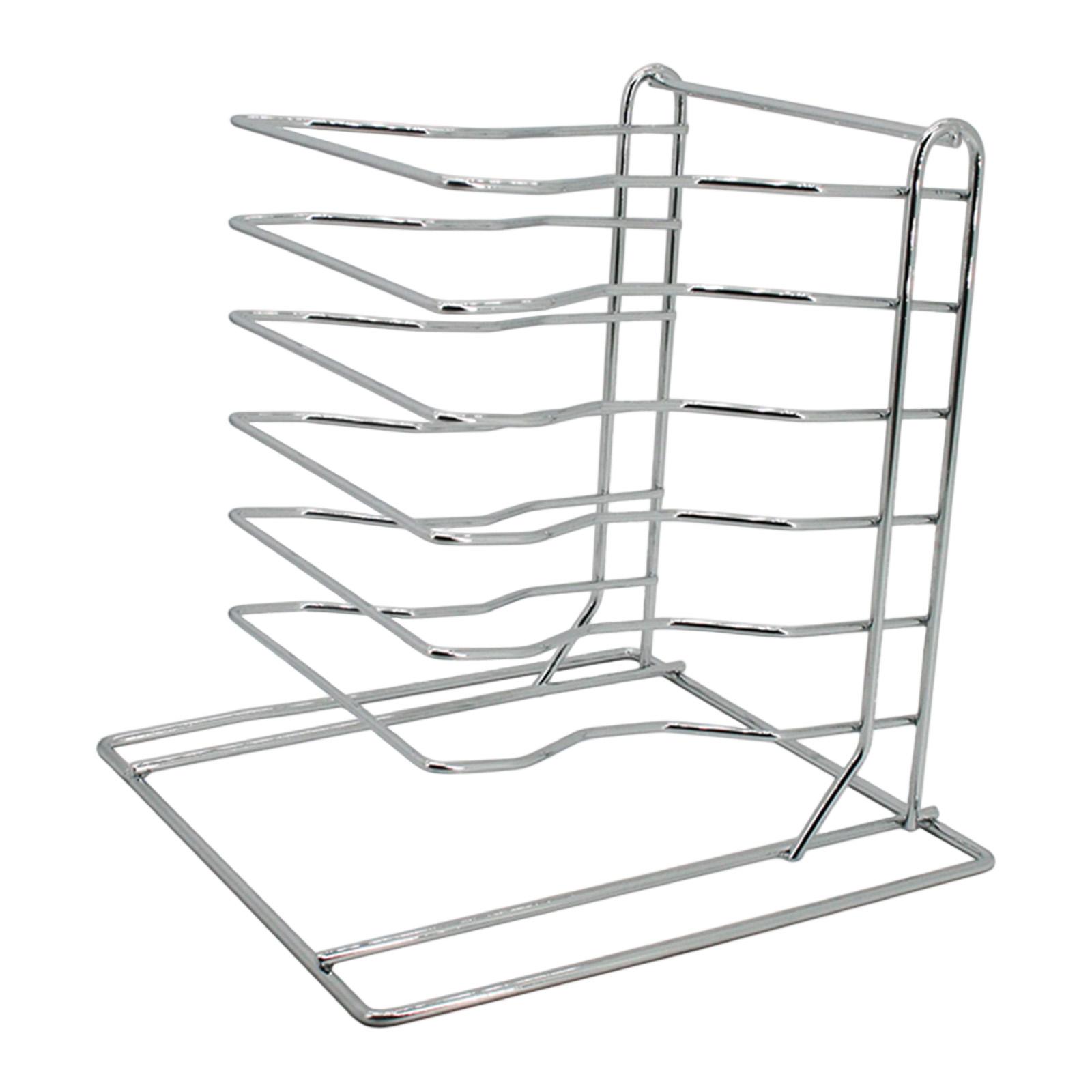 Magideal - Rejilla Para Pizza, Rejilla De Refrigeración, Almacenamiento Portátil Para Picnic, Camping, Pizzerías, Bufés Y Restaurantes. Rejilla Multiusos Para Pi 6 Niveles