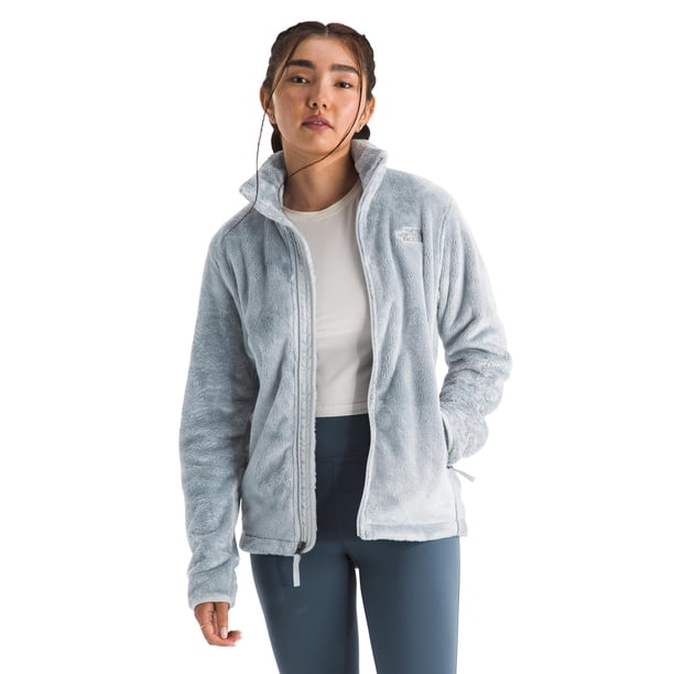 Chaqueta The North Face Osito para mujer, forro polar con cierre completo, color gris XXL