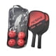 thumbnail image 5 of Raquetas de raqueta de paleta Pickleball profesional 4 Pickleballs Bolsa de transporte Agarre cómodo Ligero para adultos al aire libre Principiantes , rojo, 5 of 5