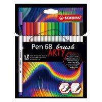 Stabilo Lápices Pen68 Brush Arty 18Ú.