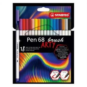 Stabilo Lápices Pen68 Brush Arty 18Ú.