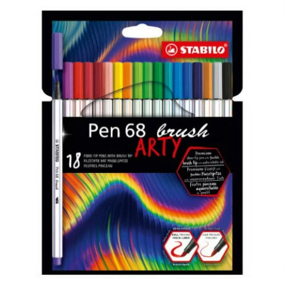 RHEIN SET 18 PEN 68 BRUSH ARTY