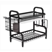 Daat Store - Secador Escurridor De Platos Loza Vajilla 2 Niveles Secaplato Cocina