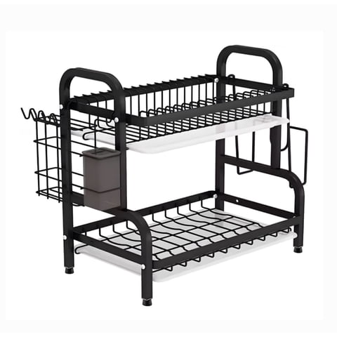 Daat Store - Secador Escurridor De Platos Loza Vajilla 2 Niveles Secaplato Cocina