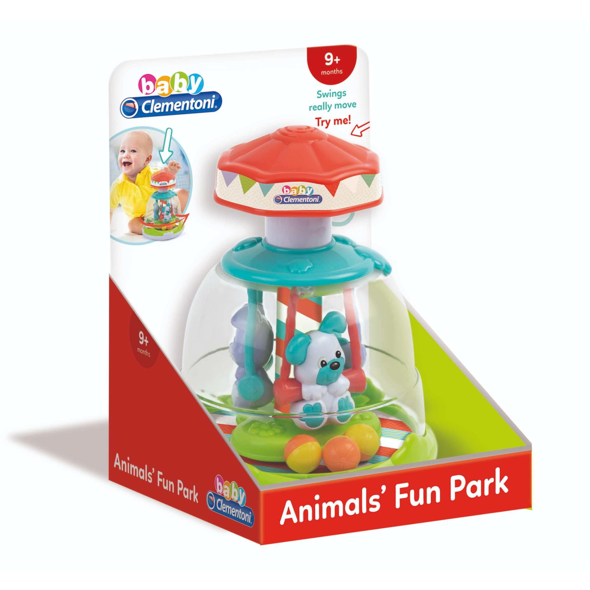 Clementoni - Juguete Bebé Spinner Parque Juegos Colores
