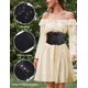 thumbnail image 5 of Cinturón Corsé GRACE KARIN Elástico Ancho Negro Talla M, 5 of 9