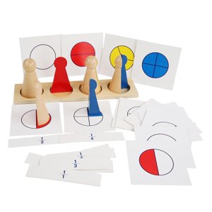 Magideal - Manipuladores De Matemáticas Montessori De Madera, Juguete Educativo De Aprendizaje Temprano, Material Didáctico Preescolar Para Niñas, Niños, Niños