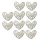 thumbnail image 2 of 10pcs Corazón Colgante Ornamento Festival Decorativo Ratán árbol De Navidad Colgante, 2 of 5