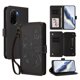 thumbnail image 1 of Funda Cartera Mariposa para [Xiaomi Poco M7 4G] con Soporte y Cremallera Negro, 1 of 6