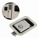 thumbnail image 2 of Chapa Con Llave Acero Inox Carro De Arrastre Casa Rodante Plateado, 2 of 3