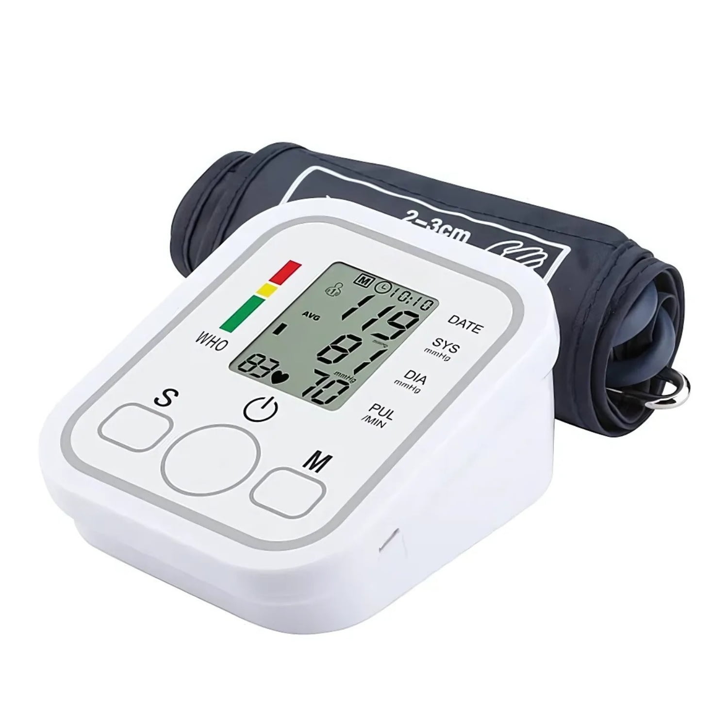 Toma Presión Tensiometro Digital Arterial De Brazo Usb Y Pilas