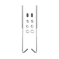 Magideal - Tornillos De Retención De Batería Con Gancho En J De 10 Pulgadas, Batería Segura Para Automóvil, Camión, Suv, Tuercas Hexagonales, Tapas Protectoras,