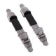 thumbnail image 3 of 2 unids Metal pesca carrete asiento ca?a de pescar Clip Polo cubierta equipada DIY plata, 3 of 5