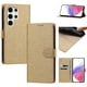 thumbnail image 3 of Cartera para Samsung Galaxy S25 Ultra con Bolsillo de Tarjetas, Dorado, 3 of 6