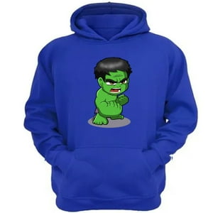 Genérico - Polerón Canguro Hombre Increíble Azul Talla S Unisex