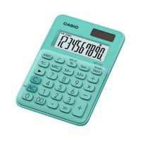 Calculadora Casio Tipo Mini Escritorio Ms-7Uc Verde