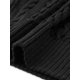 thumbnail image 5 of INSPIRE CHIC Suéter de Punto Cable para Mujer Cuello Redondo Hombro Caído Manga Larga Casual Otoño Invierno Suéter L Negro, 5 of 6
