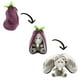 thumbnail image 2 of Peluche Reversible Velvet El Elefante - Berenjena, 2 of 3