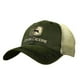 thumbnail image 1 of Gorro De Piel Al Óleo De Color Caqui Bordado En La Parte Trasera De Malla Para Hombre, 1 of 3