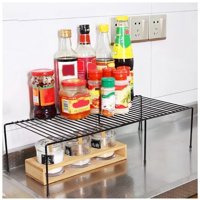 Citohome - Repisa Organizadora De Hierro Extensible En Color Negro: Organiza Con Estilo Tu Espacio