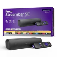 Roku Streambar Se | 2-In-1 Tv Soundbar With Built-In 4K/Hd/Hdr Streaming, Premium Speakers, & Enhanced Speech Clarity For Crisp, Clear Dialogue - Quick Guided Simple Setup