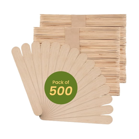 Palitos para manualidades Perfect Stix, madera de álamo, tamaño gigante, 500 unidades