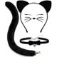 thumbnail image 1 of Set de disfraz de gato MUKOSEL con orejas, cola y collar, 1 of 3
