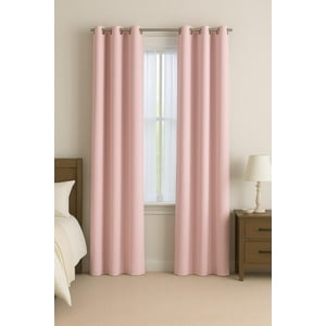 Clems - Pack 2 Cortina Tradicional 100% Blackout Rosa