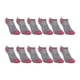thumbnail image 1 of Pack 12 Calcetines Gris/Rosado Talla 35-39, 1 of 2