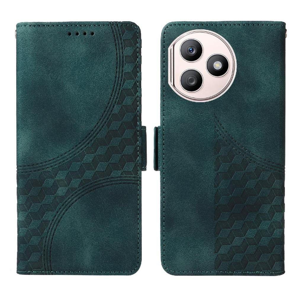 Carcasa Foxdock Honor 90 Lite De Cuero Pu, Diseño Acolchado Clásico, Protección Contra Caídas Y Rayones