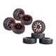 thumbnail image 2 of Paquete De 8 Neumáticos De Ruedas De Goma Para WLtoys 1/14 1/18 1/16 RC Rock Car DIY Accs, 2 of 5