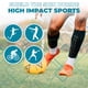 thumbnail image 5 of Espinilleras Bodyprox Soccer para hombres, mujeres y jóvenes, tamaño grande, 5 of 6