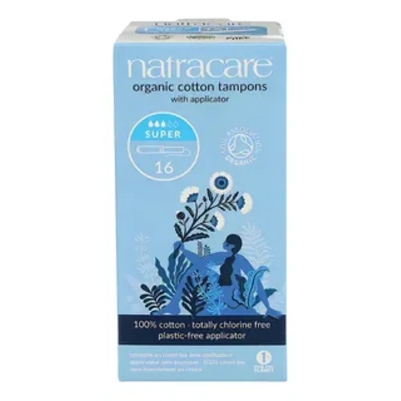 Natracare Tampones Súper Con Aplicador 16 Uds Orgánico