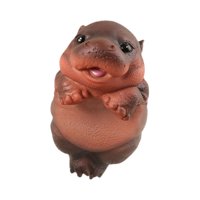 Magideal - Figura De Planta Que Colgaba Figura De Plantador Figura De Jardín Adorno Para Paisaje Escultura De Escalada Para Balcón Escritorio De Escritorio Al Ai Hipopótamo