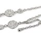 thumbnail image 4 of Cinturón Cadena para Mujer con Círculos relieve Ajustable plateado Talla Única, 4 of 4