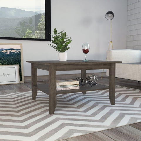 Tuhome - Mesa De Centro Essential 45X80X70 Cm Coñac