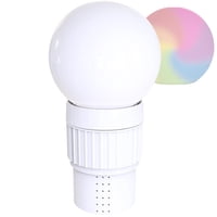 Dispensador Flotante De Cloro Swimline Con Luz Led Solar Para Piscina