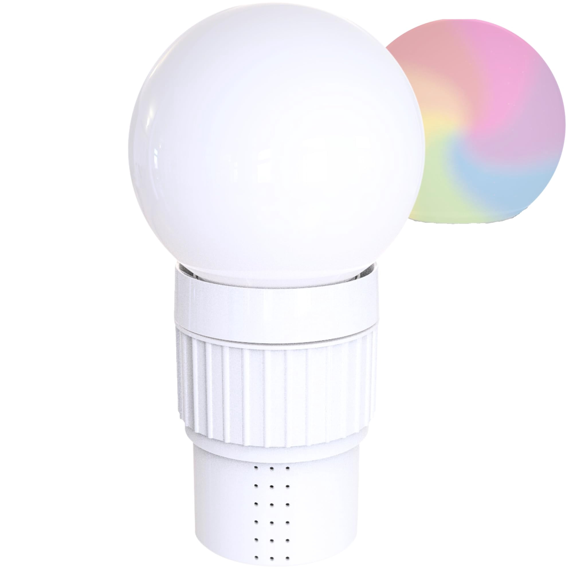 Dispensador Flotante De Cloro Swimline Con Luz Led Solar Para Piscina