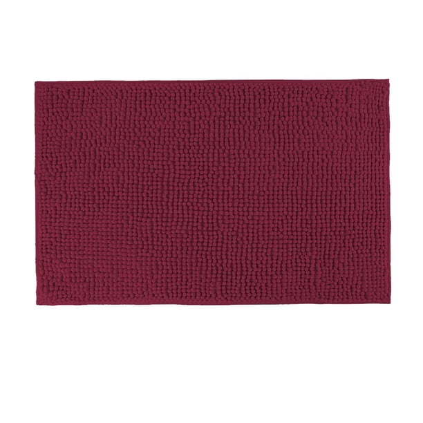 Alfombra de entrada para puerta, lavable a máquina, suave, absorbente, cómoda, para perro, para baño, dormitorio, sala de estar, cocina al aire libre Rojo