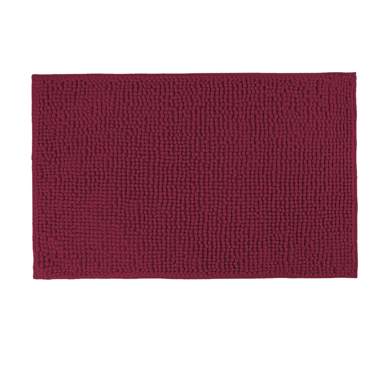 Magideal - Alfombra De Entrada Para Puerta, Lavable A Máquina, Suave, Absorbente, Cómoda, Para Perro, Para Baño, Dormitorio, Sala De Estar, Cocina Al Aire Libre Rojo