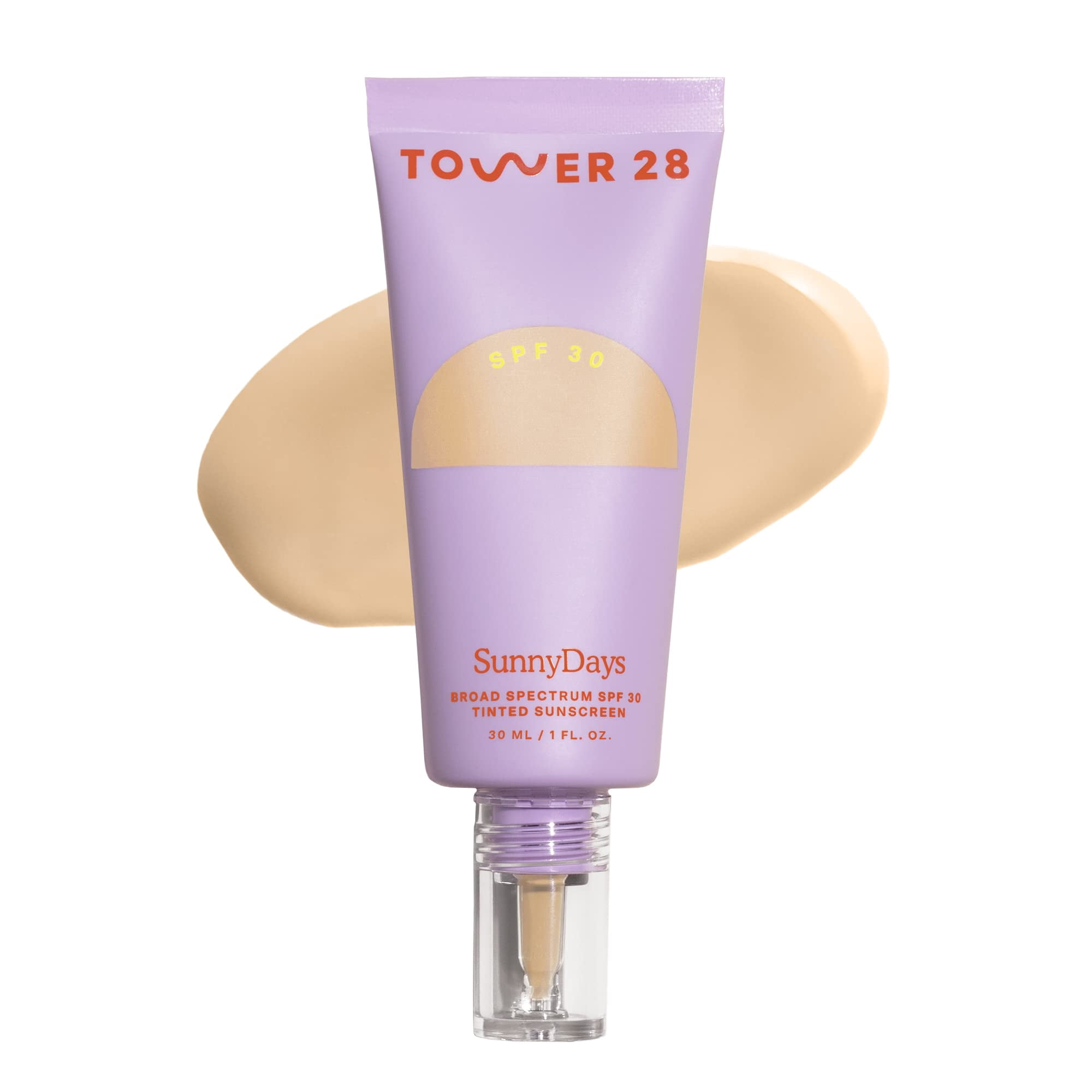 Protector Solar Tower 28 Beauty Sunnydays Spf 30, Teñido, 30 Ml