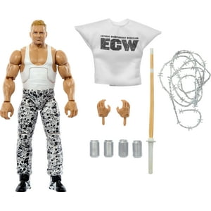 Figura De Acción Mattel Wwe Elite The Sandman De 6 Pulgadas Con Accesorios