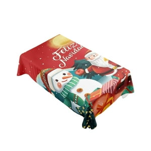 Genérico - Mantel De Navidad Fechas Navideñas 140X220Cm A05