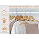 thumbnail image 5 of Perchas de madera StorageWorks, paquete de 20, color madera natural, 5 of 9