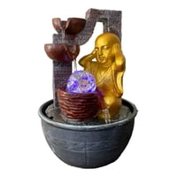 Genérico - Fuente De Agua Monje Pequeño Zen Adornos Decorativa Jhn