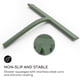 thumbnail image 2 of Espátula de ducha GÜTEWERK para puertas de cristal, silicona, 28 cm, color verde, 2 of 7